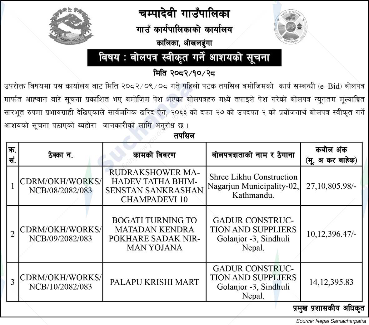Champadevi Rural Municipality