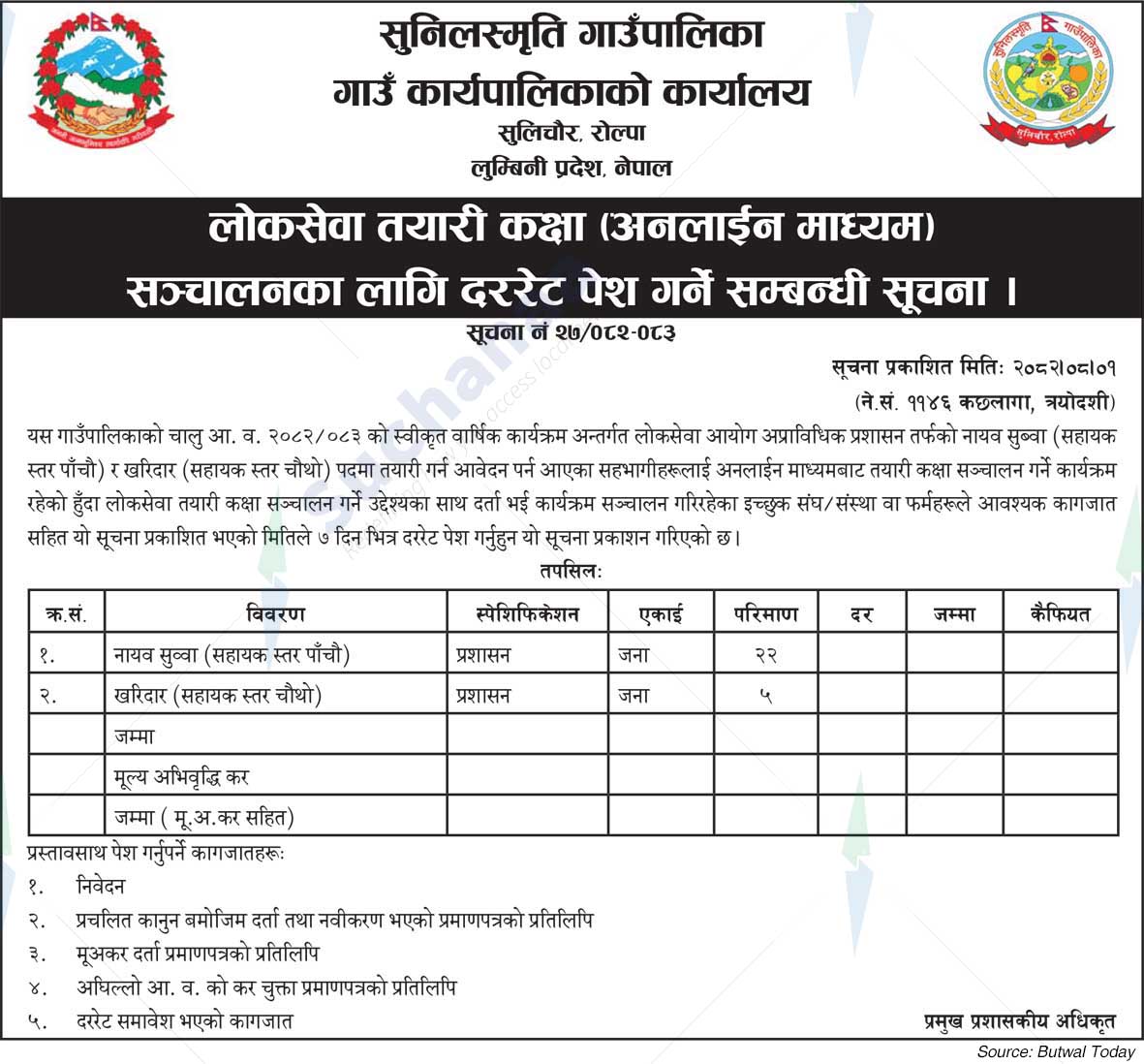 Sunilsmriti Rural Municipality