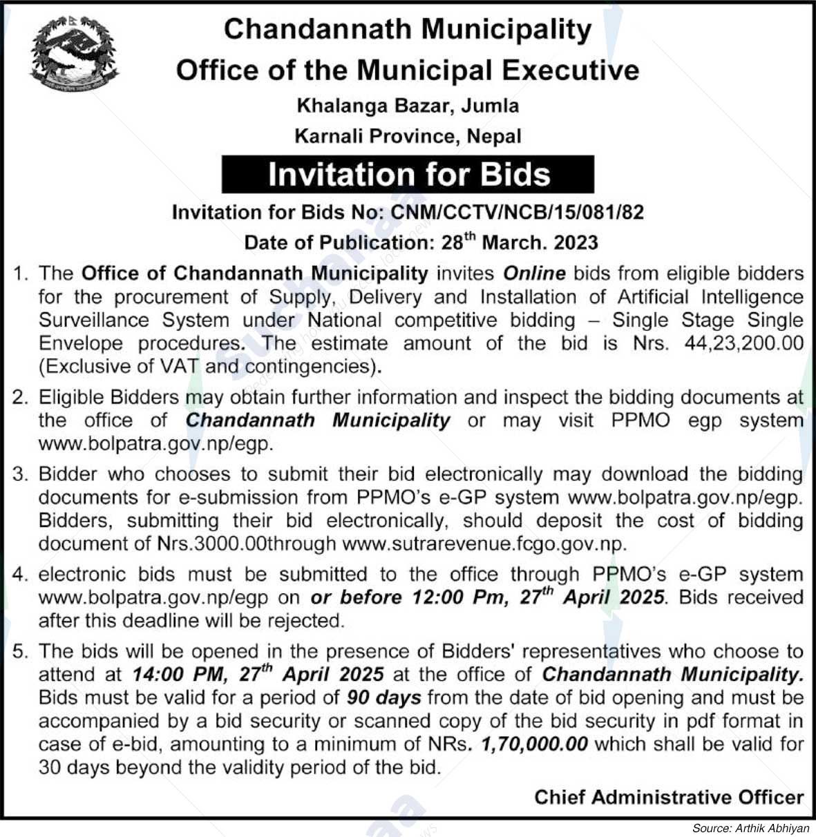 Chandannath Municipality