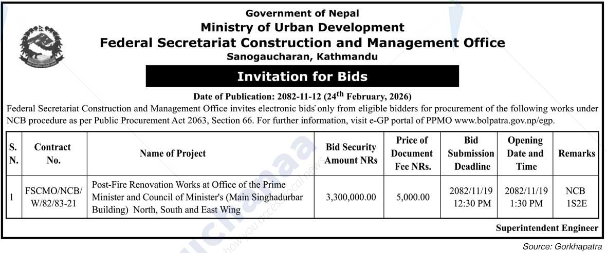 Federal Secretariat Construction and Management Office