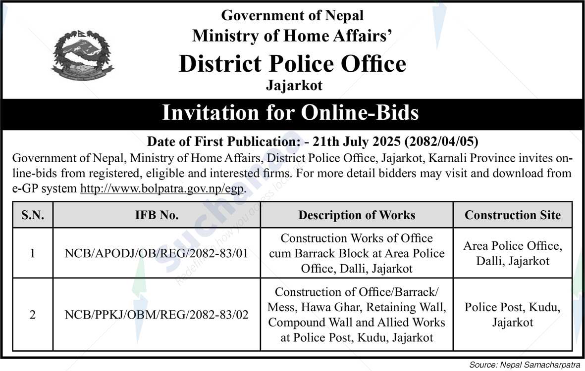 District Police Office, Jajarkot