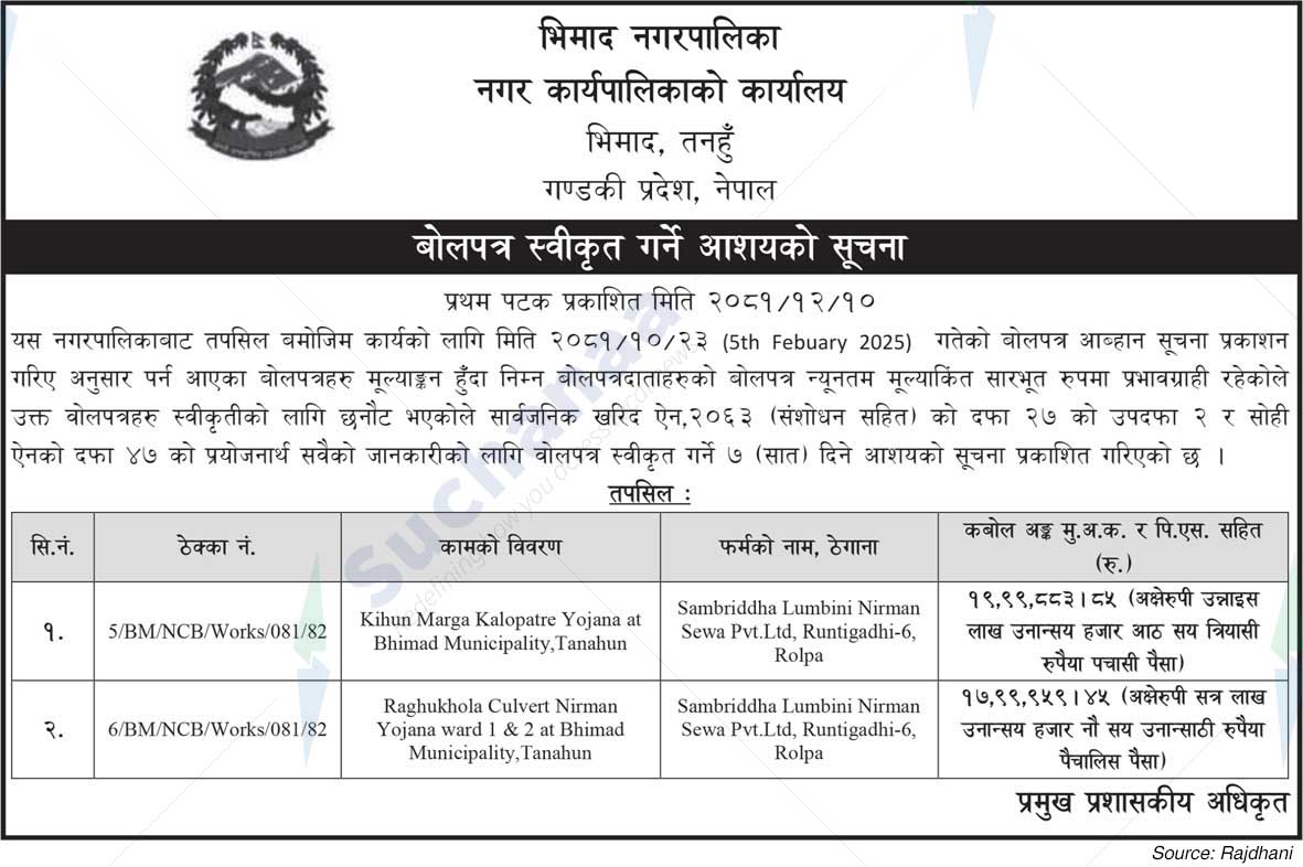 Bhimad Municipality