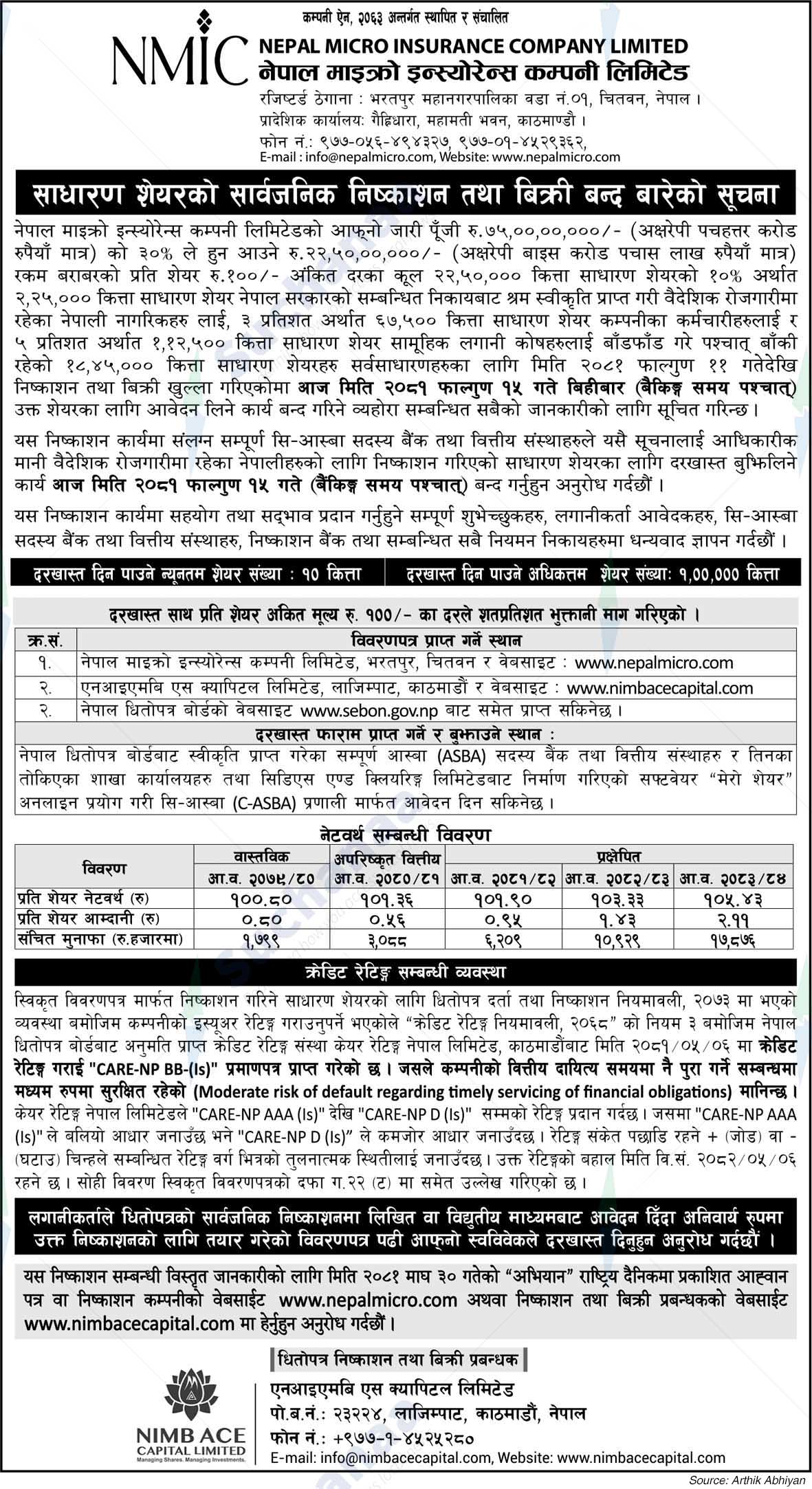 Nepal Micro Insurance Company Limited