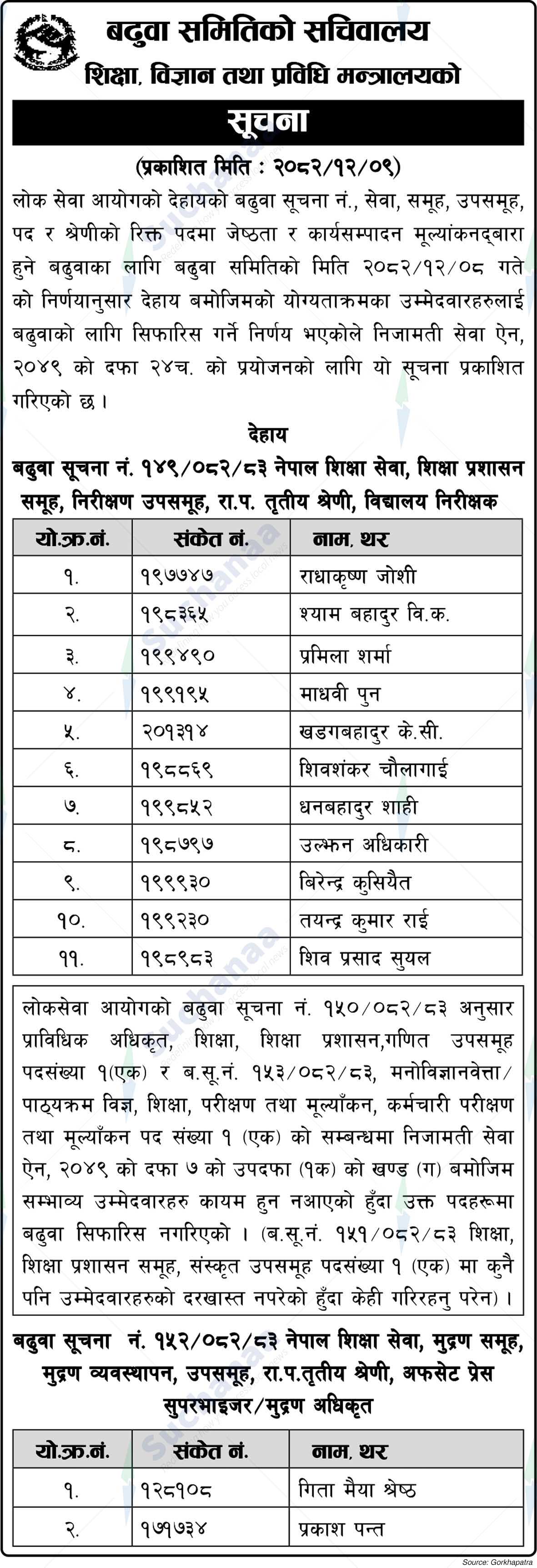 Ministry of Education, Science and Technology