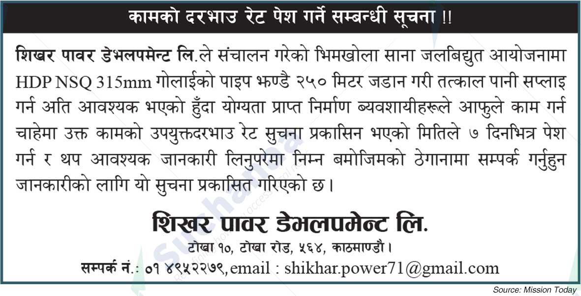 Shikhar Power Development Limited