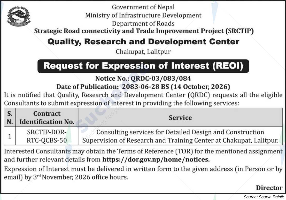 Quality, Research and Development Center, Chakupat, Lalitpur