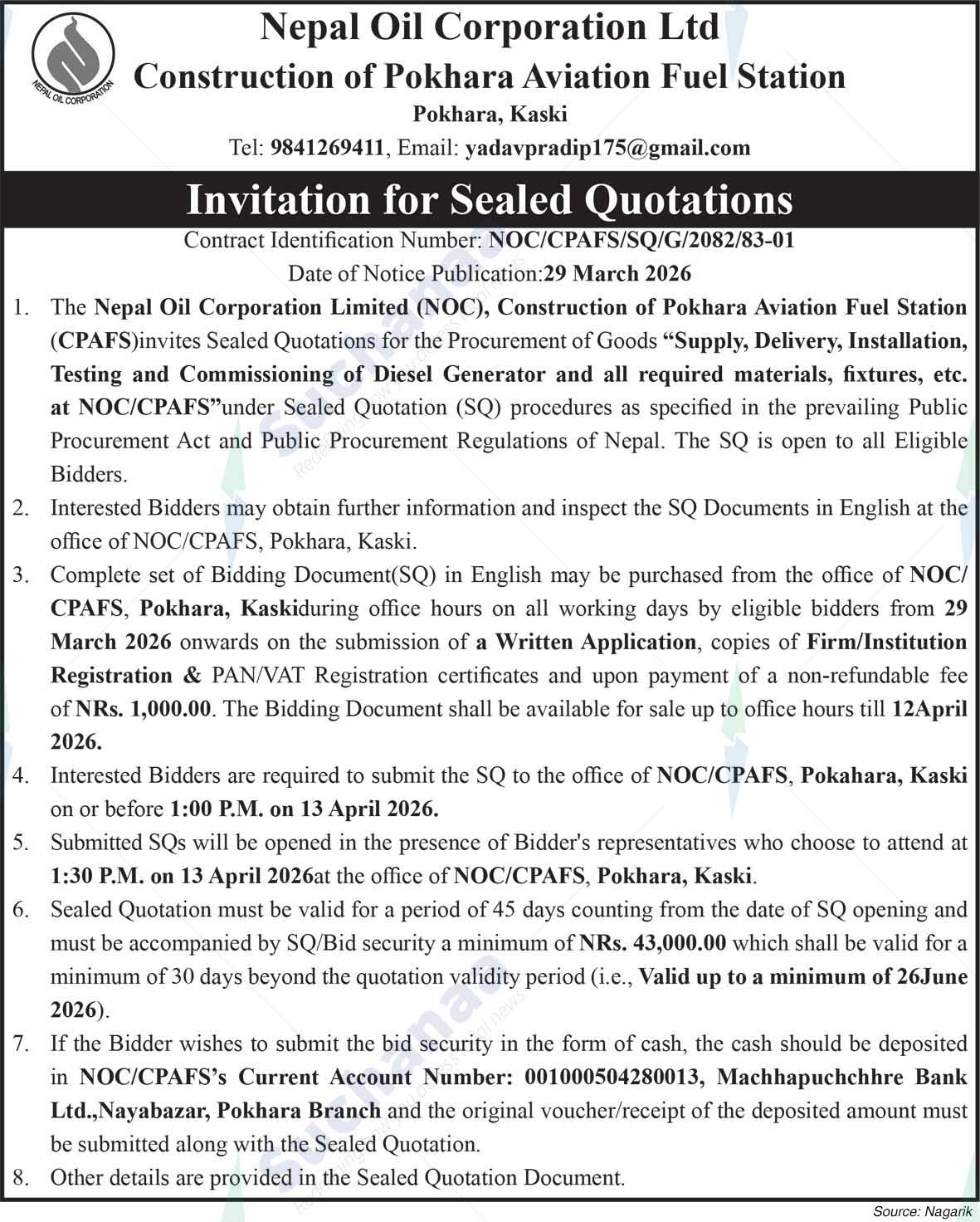 Nepal Oil Corporation Limited