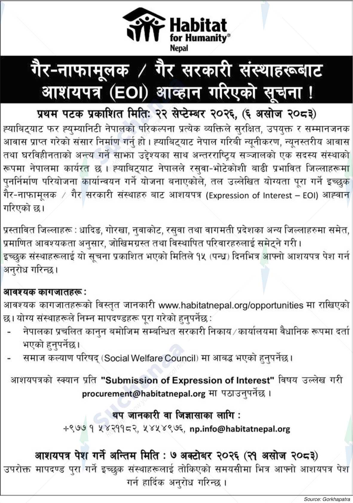 Habitat for Humanity Nepal