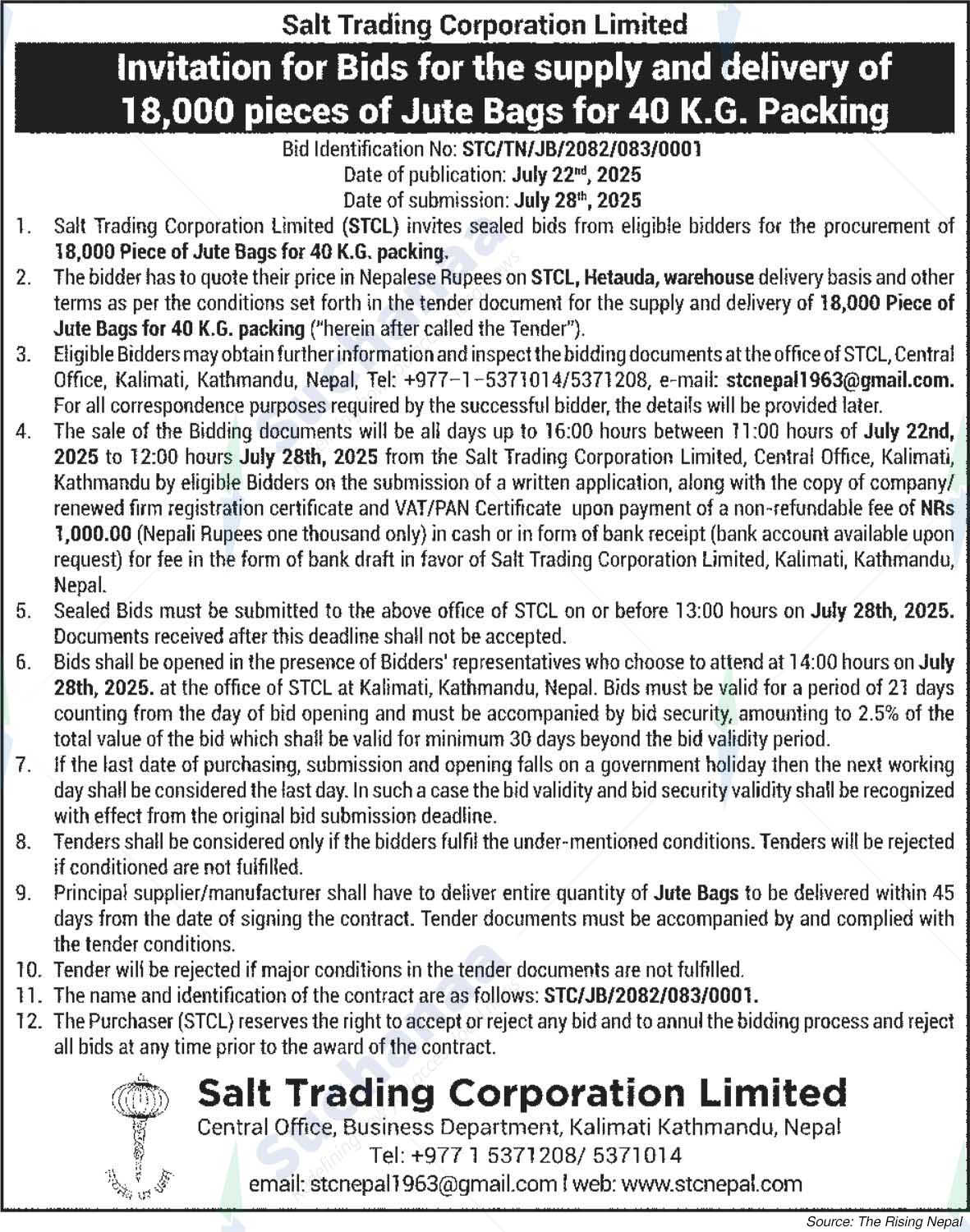 Salt Trading Corporation