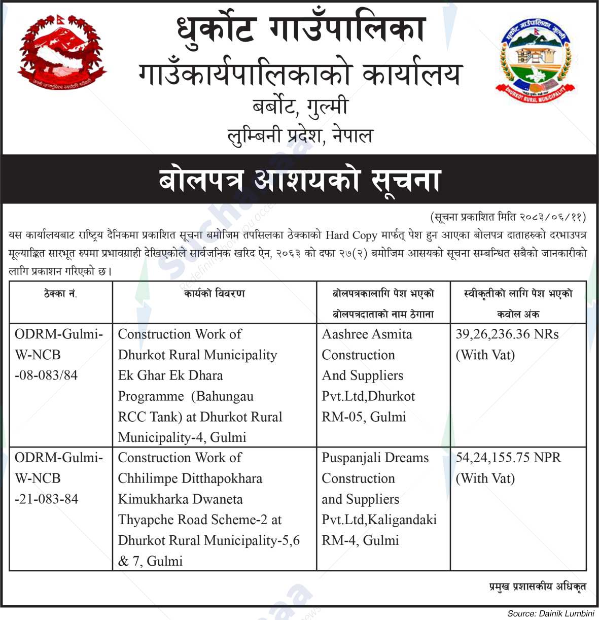 Dhurkot Rural Municipality