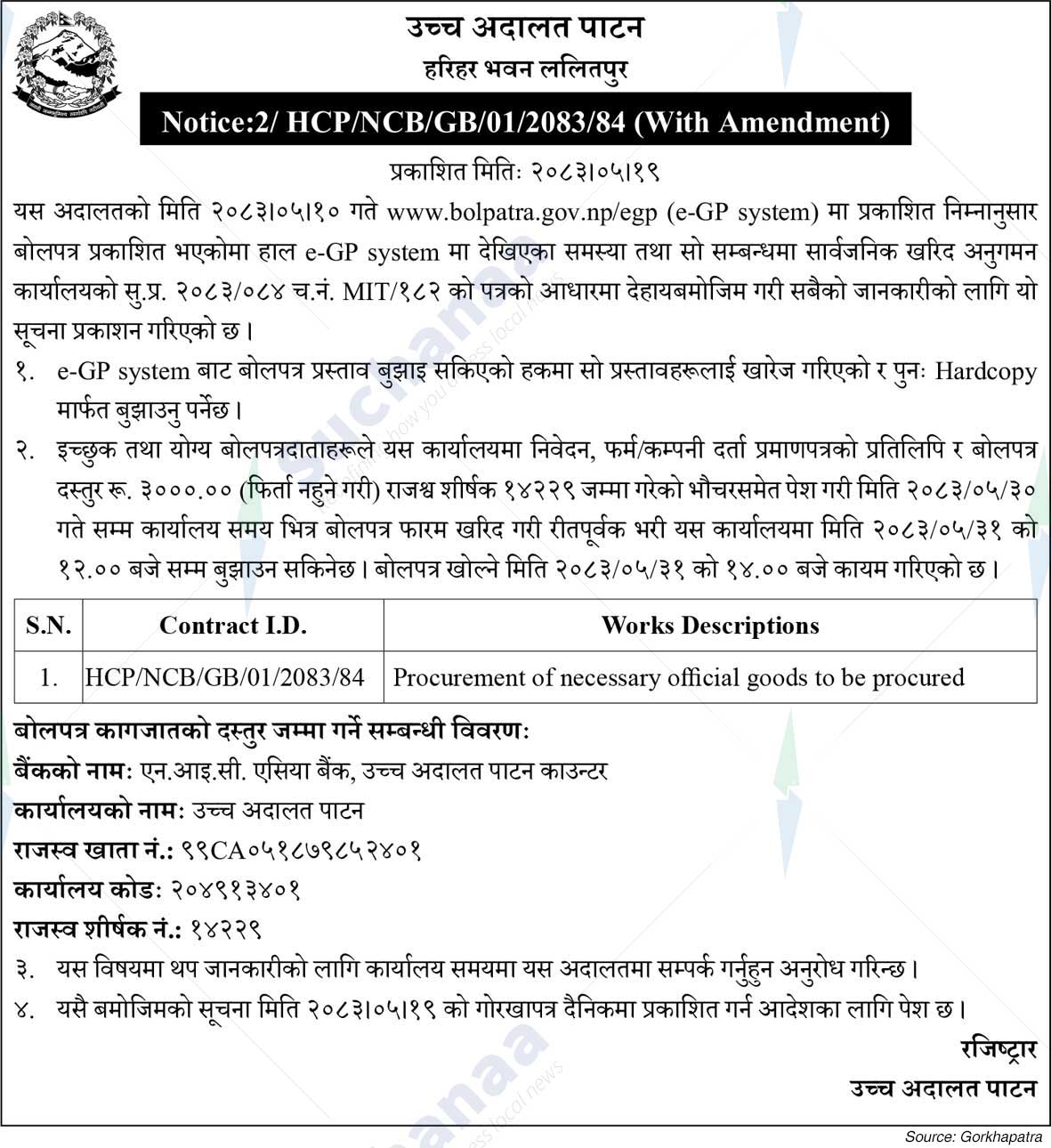 High Court Patan