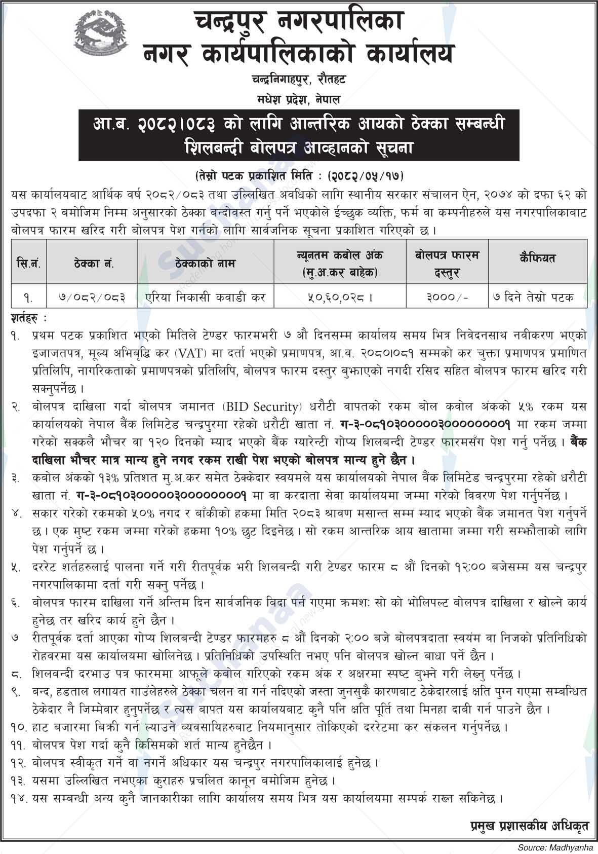 Chandrapur Municipality