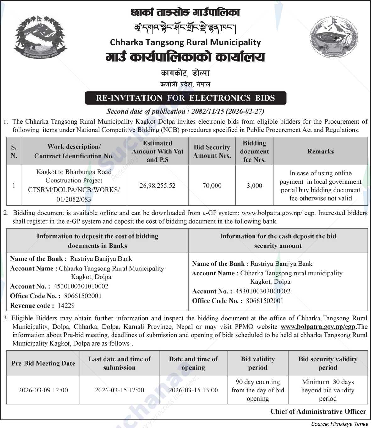 Chharka Tangsong Rural Municipality