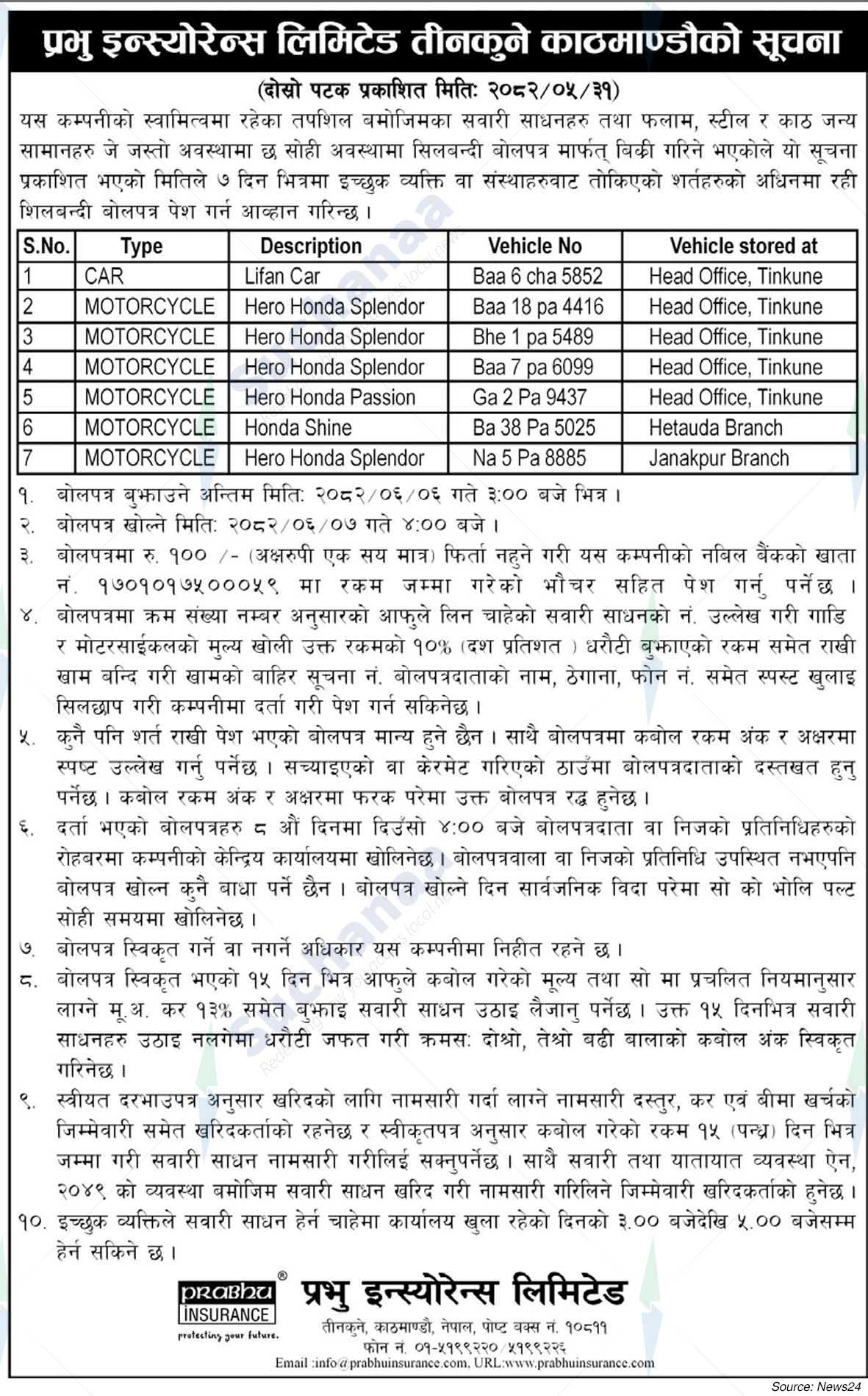 Prabhu Insurance Limited