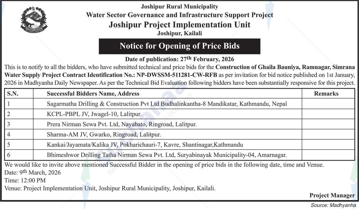 Joshipur Project Implementation Unit, Kailali