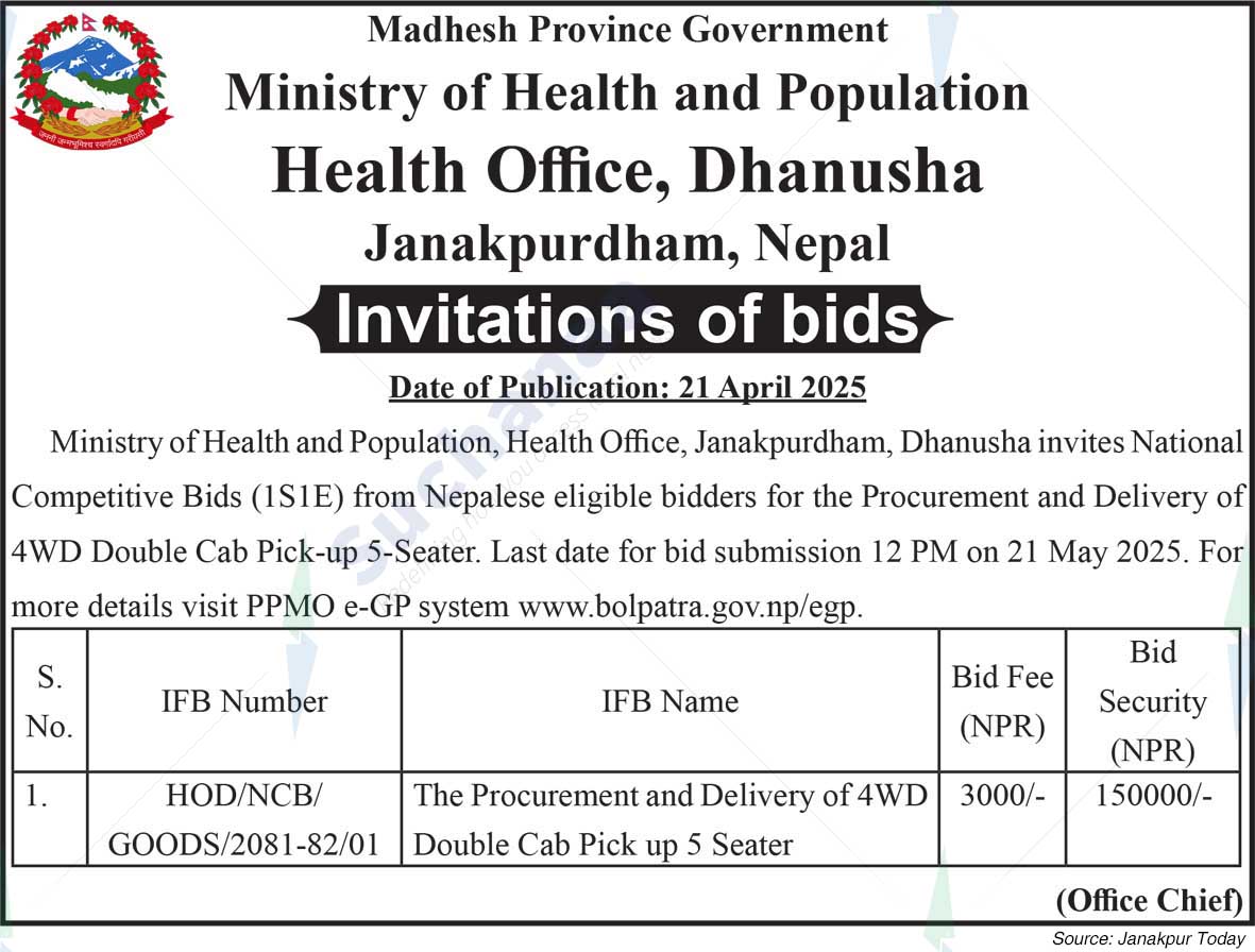 Ministry of Health and Population