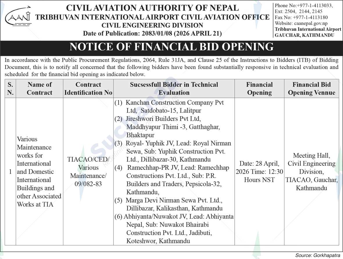 Tribhuvan International Airport
