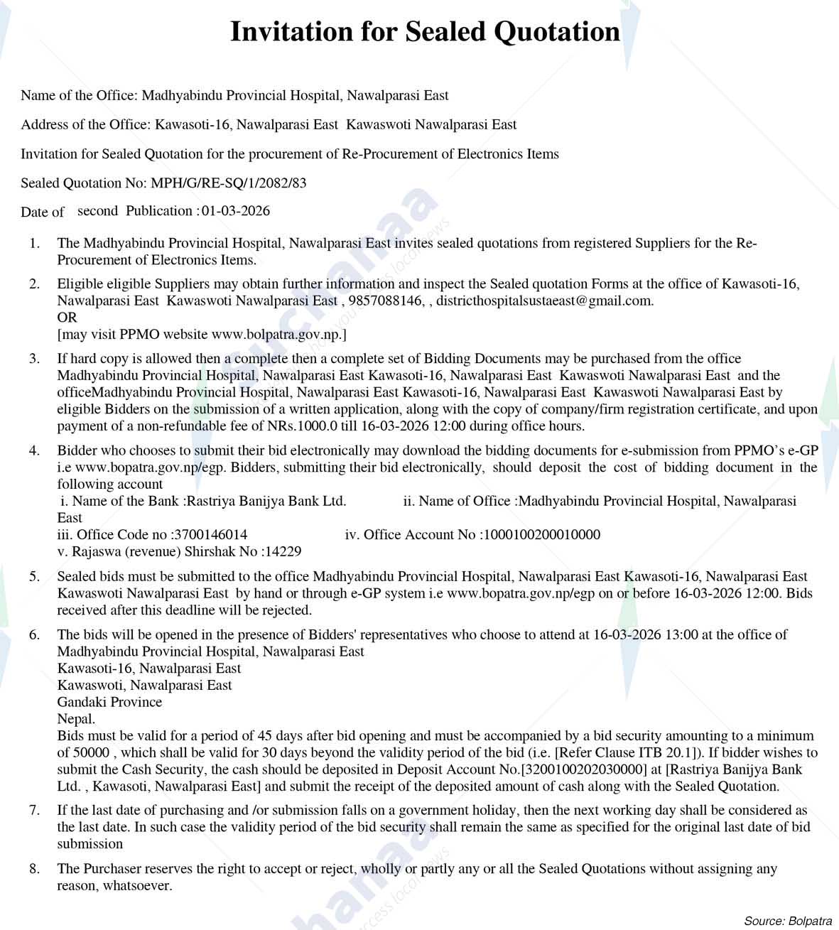 Madhyabindu Provincial Hospital