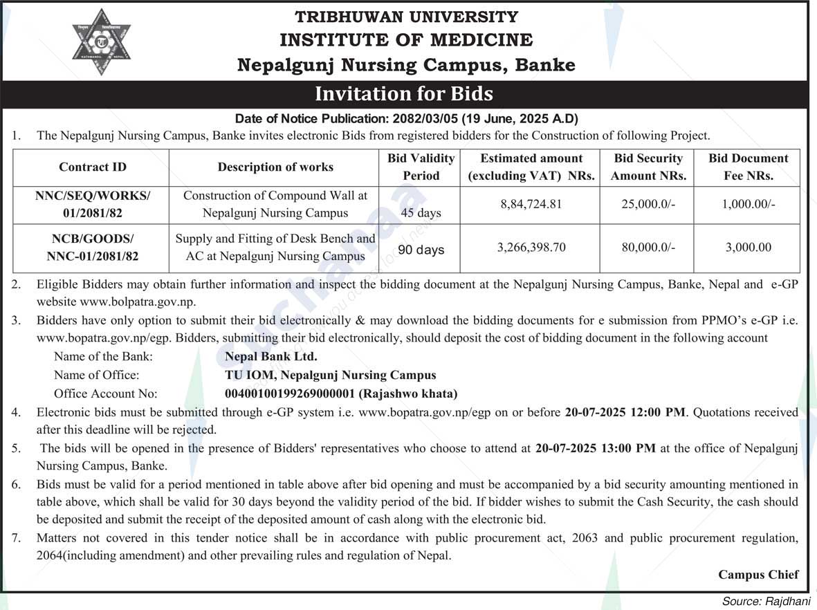 Tribhuvan University, Institute of Medicine