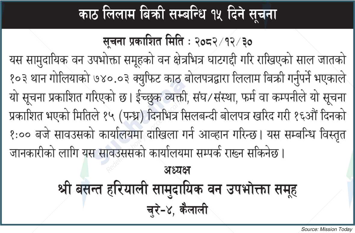 Shree Basant Hariyali Saa.Wa.Wo.Sa.