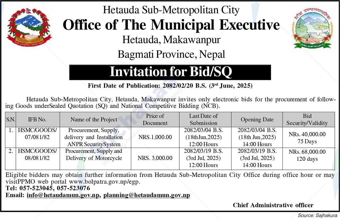 Hetauda Sub Metropolitan City
