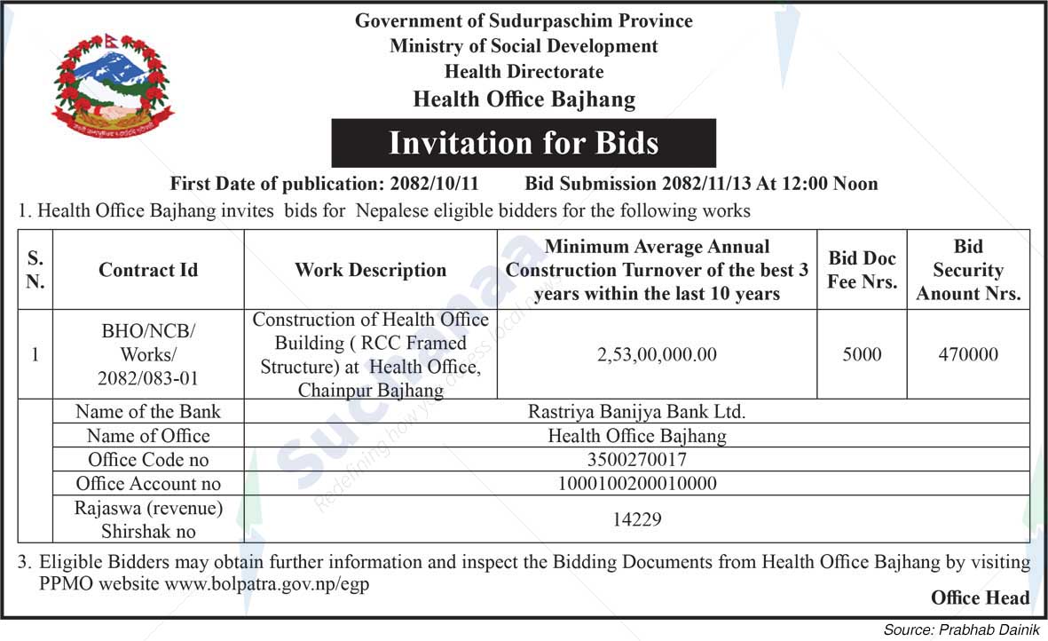 Health Office, Bajhang
