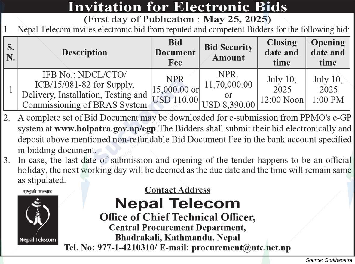 Nepal Doorsanchar Company Limited (NTC)