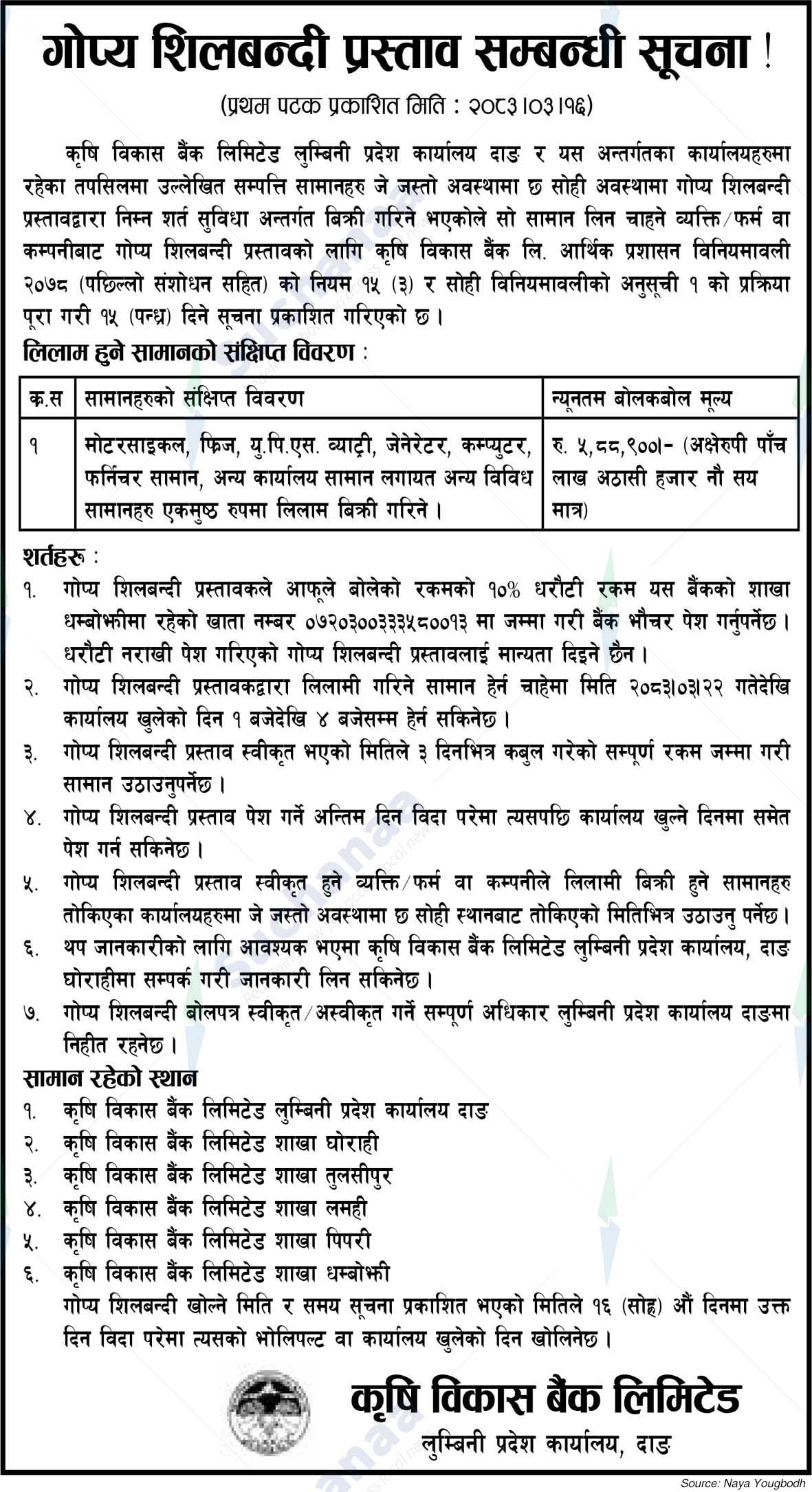 Agricultural Development Bank Limited