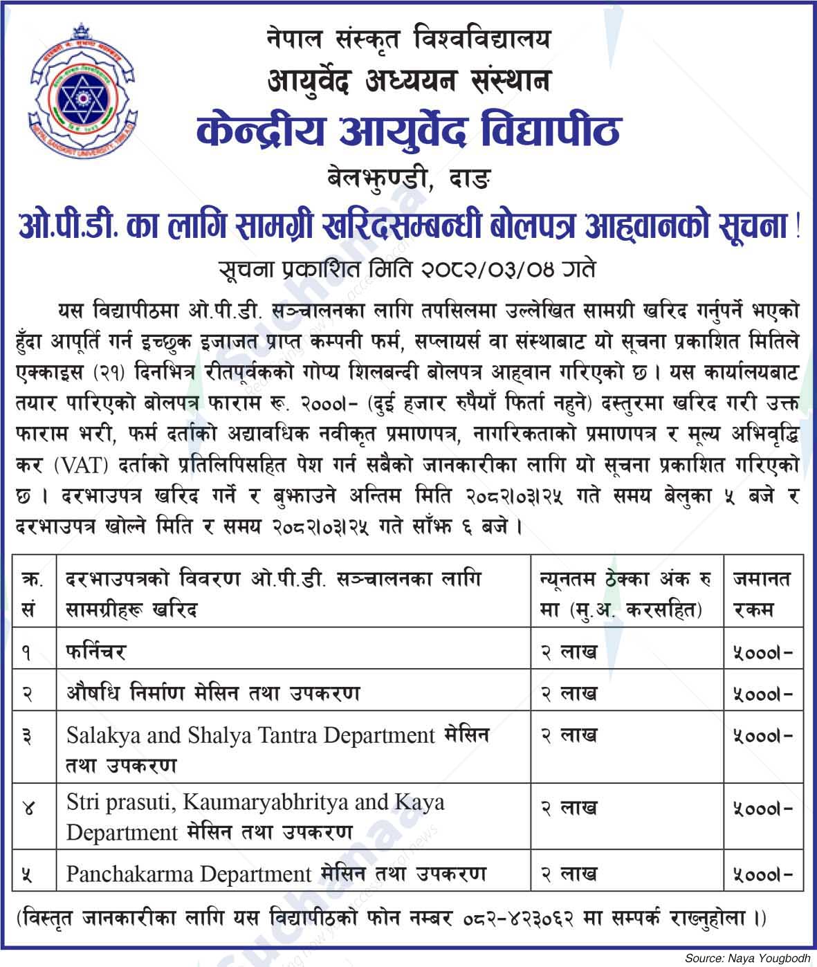 Kendriya Ayurveda Vidyapeeth
