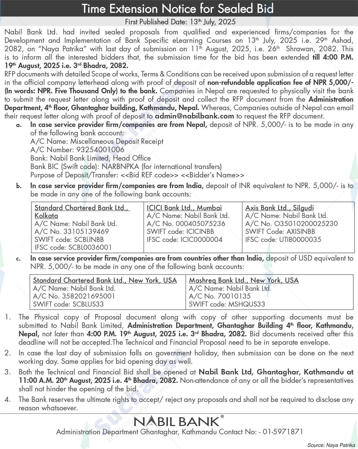 Nabil Bank Limited