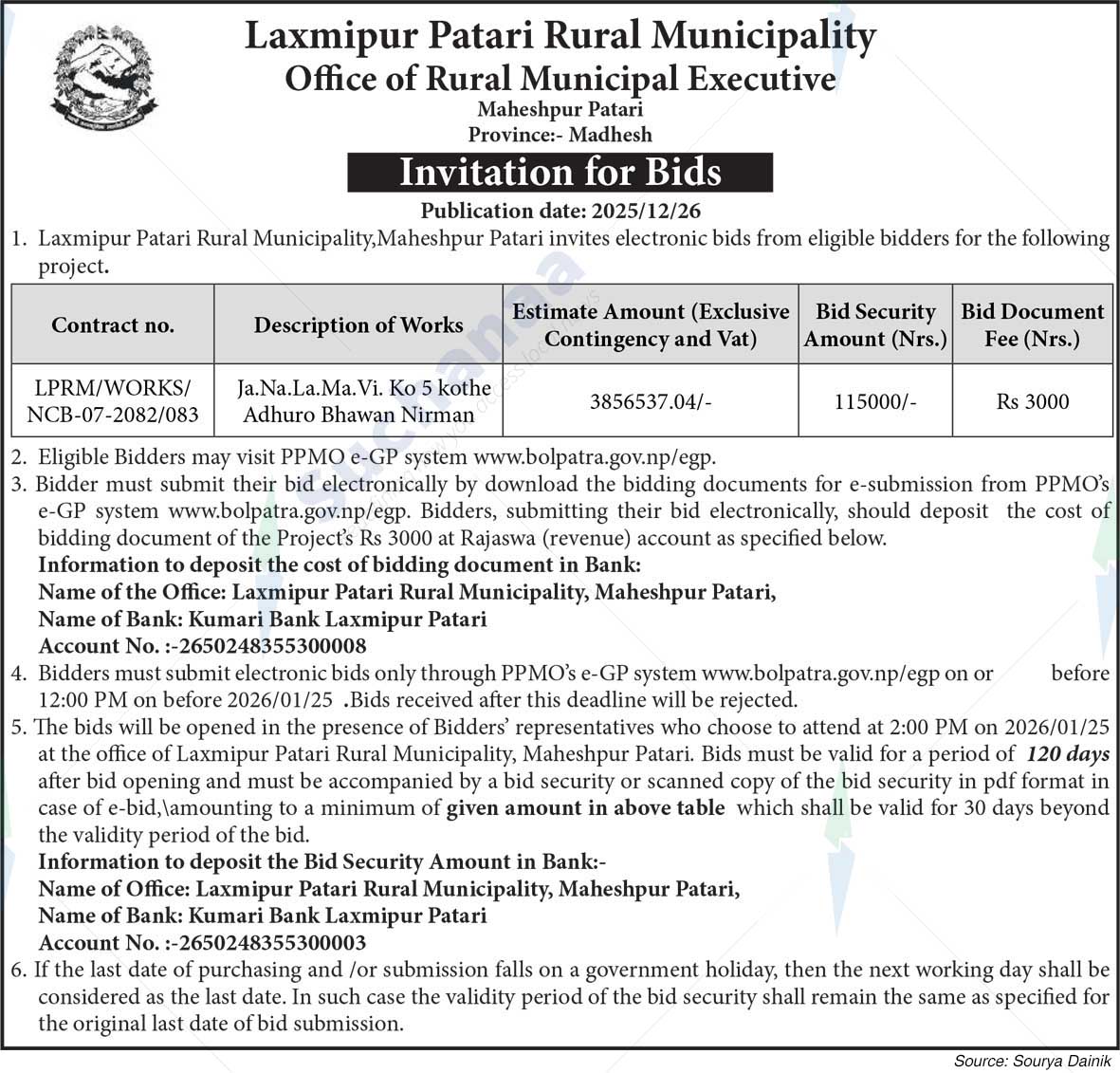 Laxmipur Patari Rural Municipality