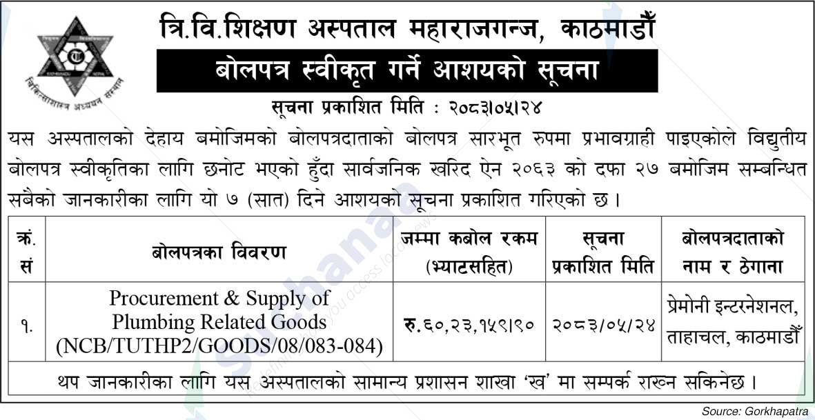 Tribhuvan University Teaching Hospital (TUTH)