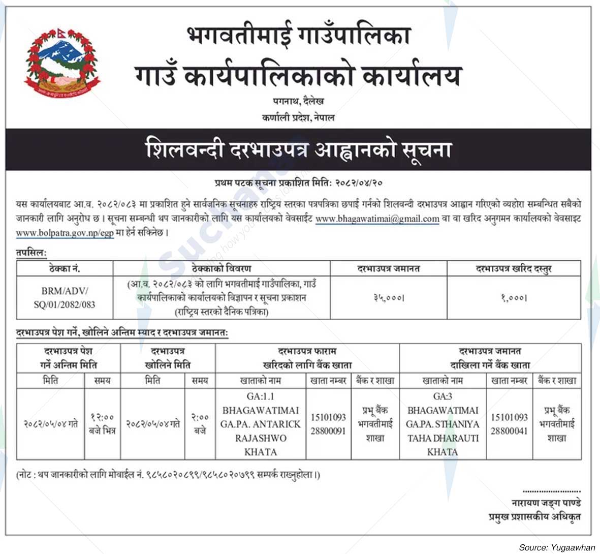 Bhagwatimai Rural Municipality