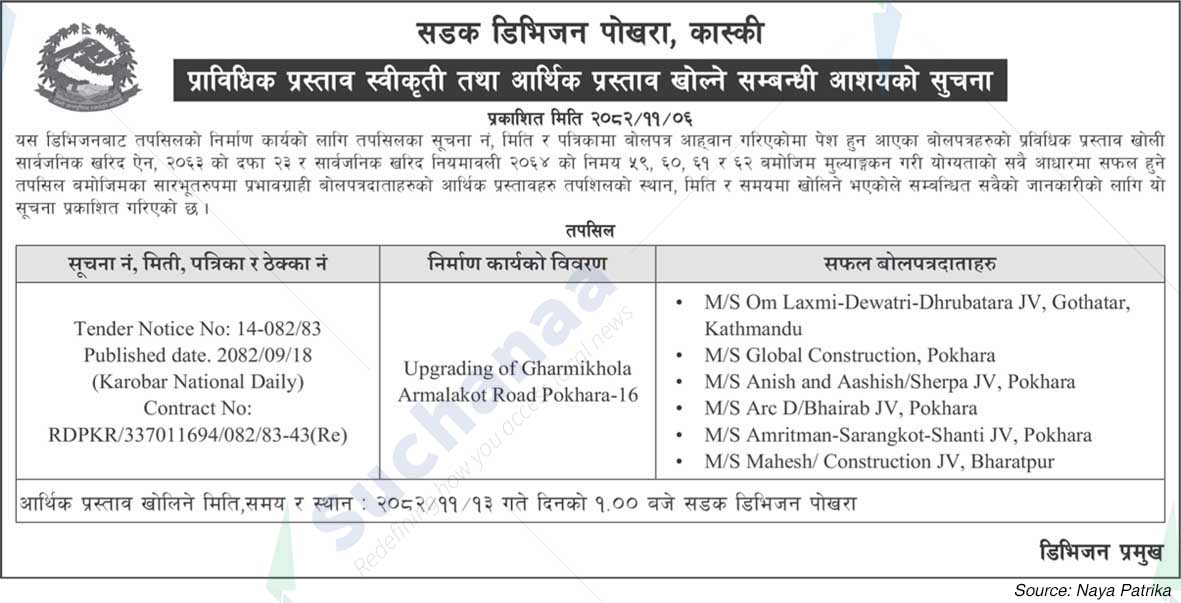 Road Division Pokhara