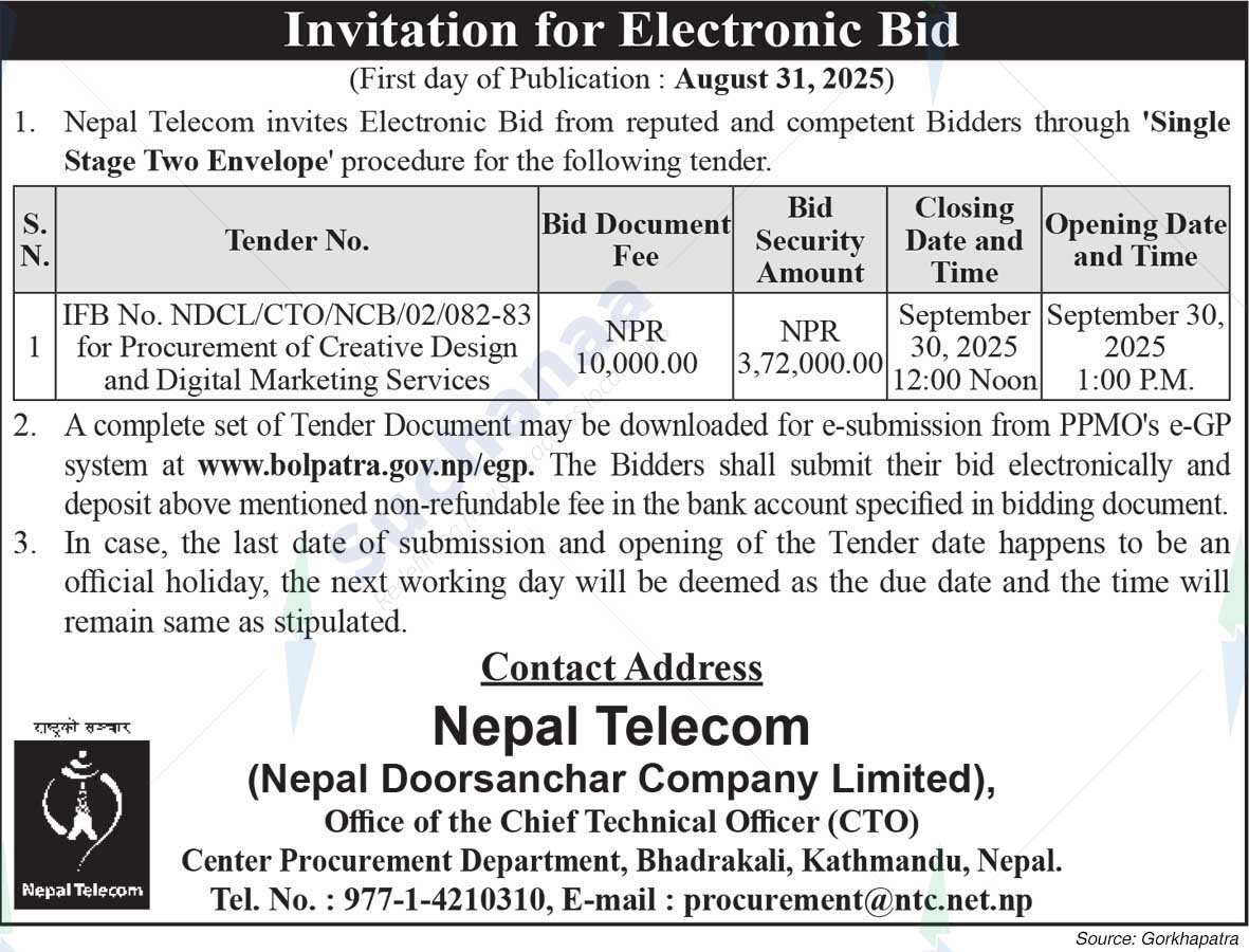 Nepal Doorsanchar Company Limited (NTC)