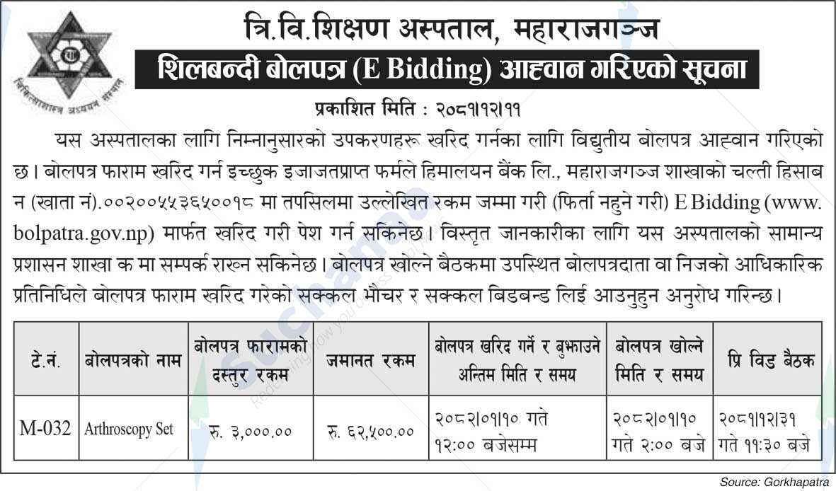 T.U. Teaching Hospital, Maharajgunj