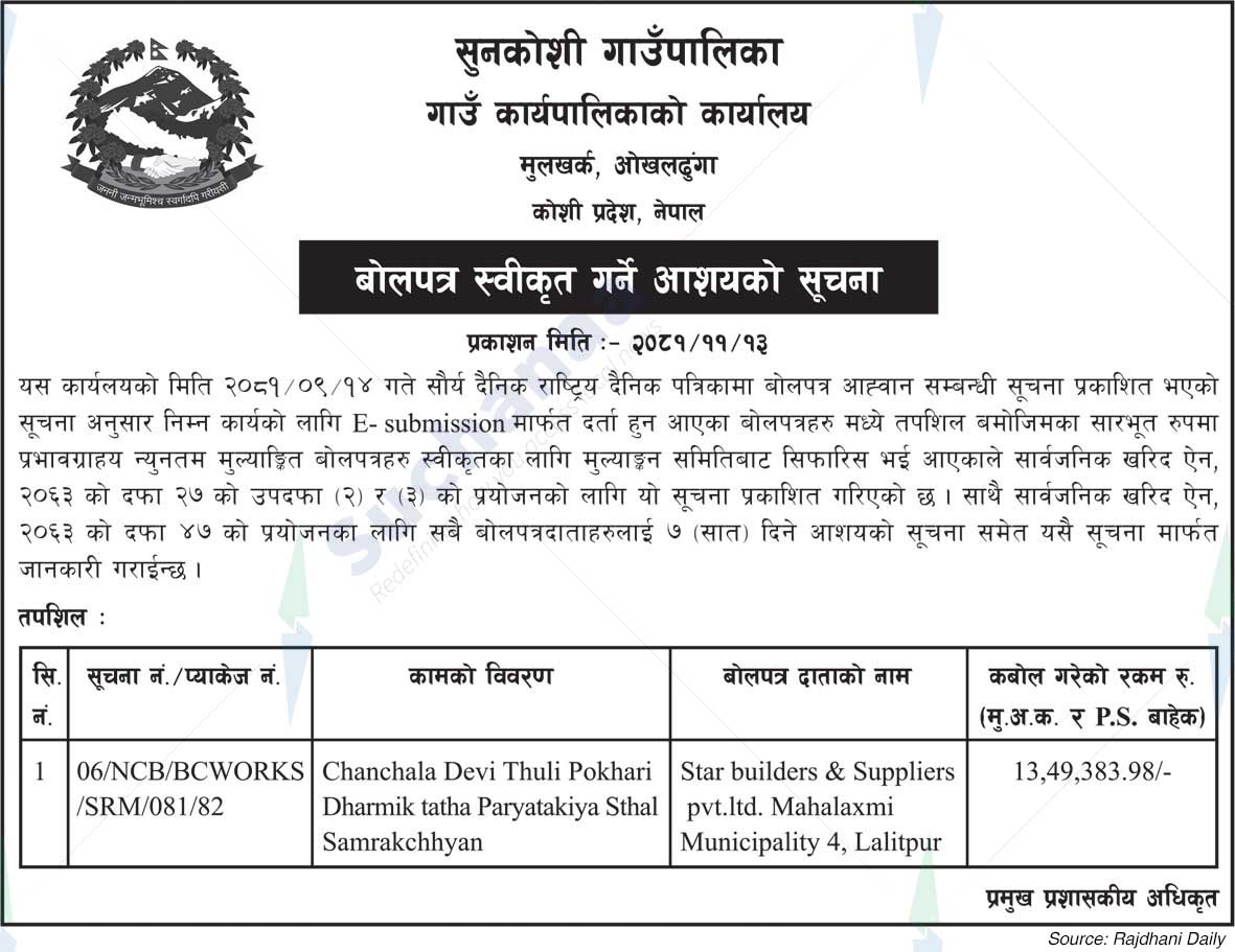 Sunkoshi Rural Municipality