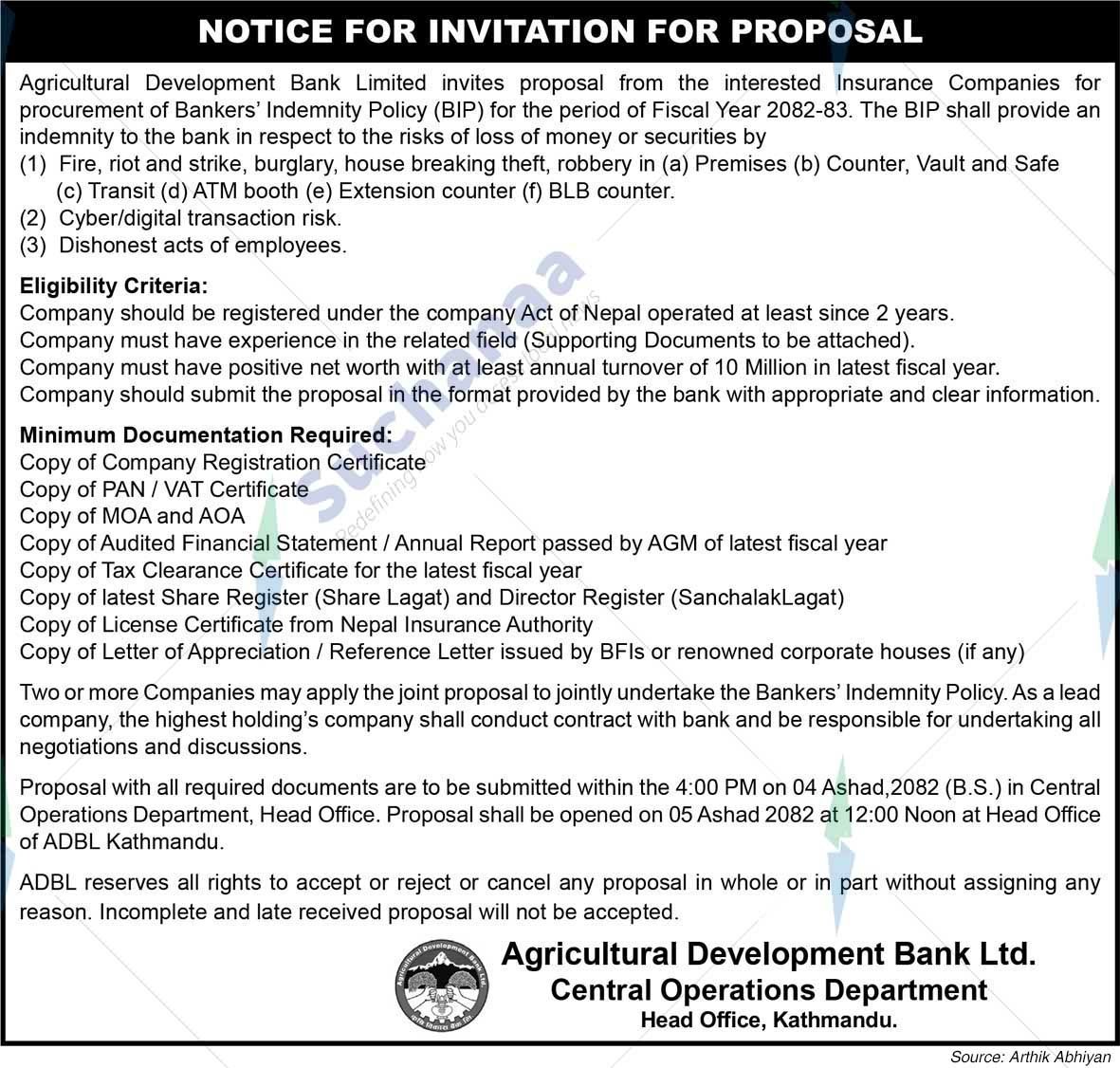 Agricultural Development Bank