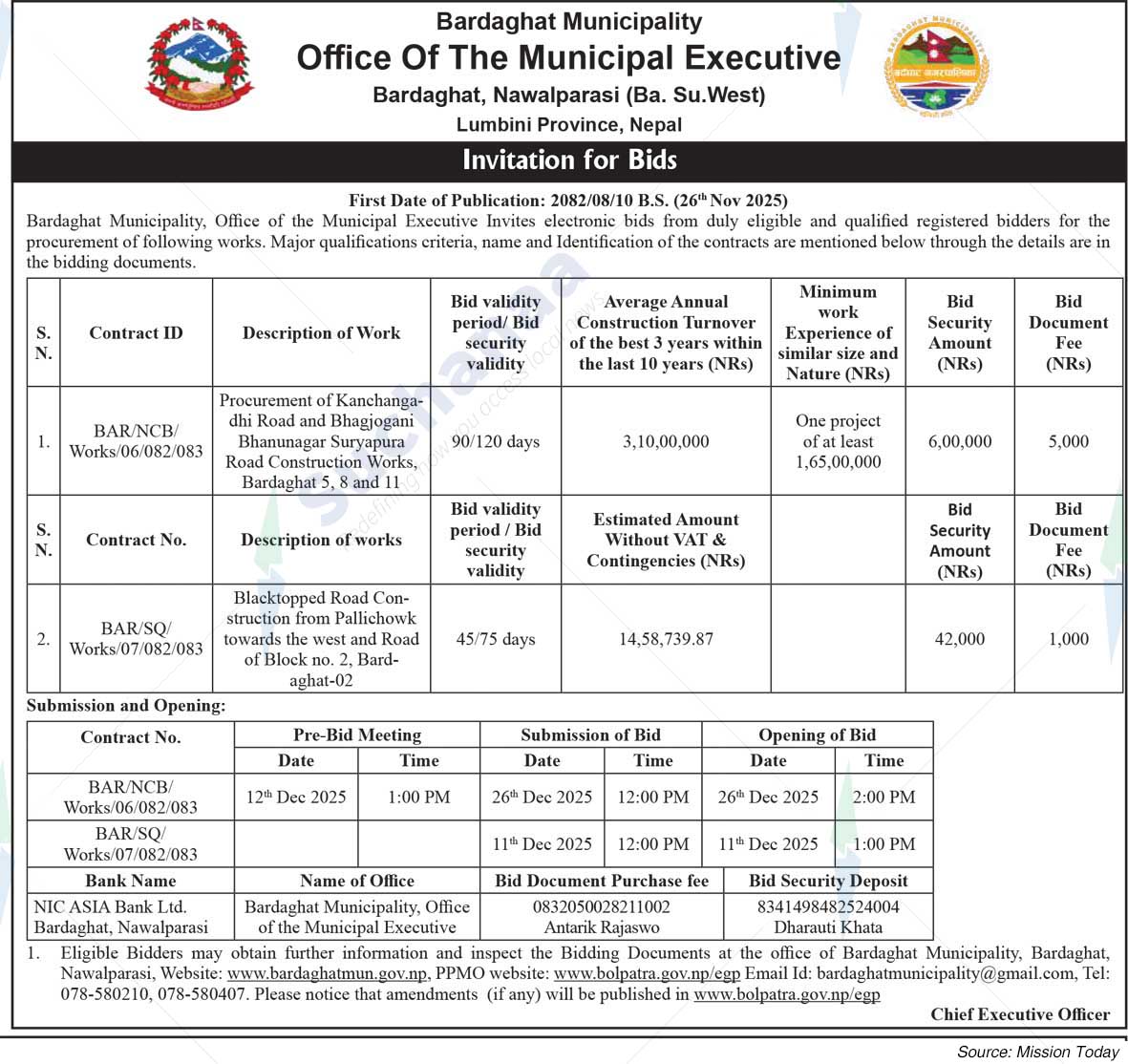 Bardaghat Municipality