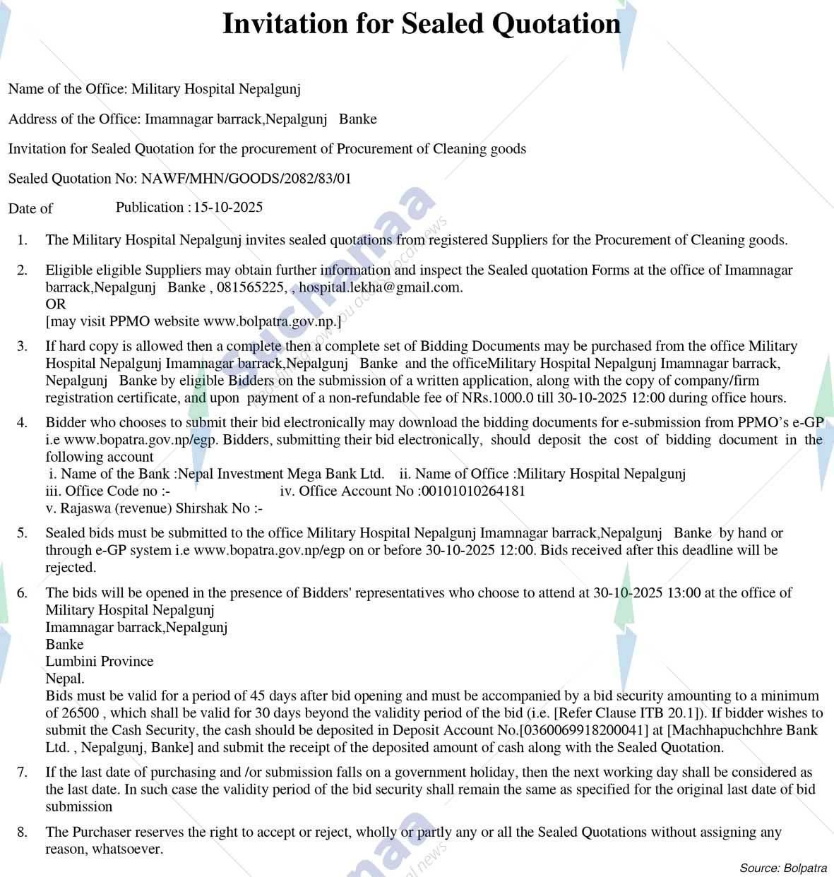 Military Hospital Nepalgunj