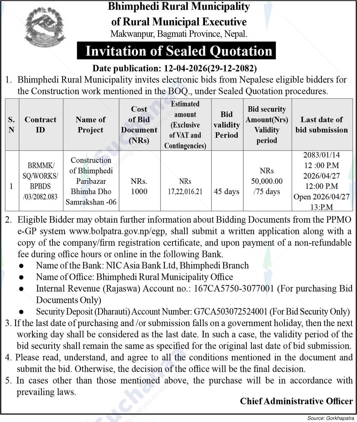 Bhimphedi Rural Municipality