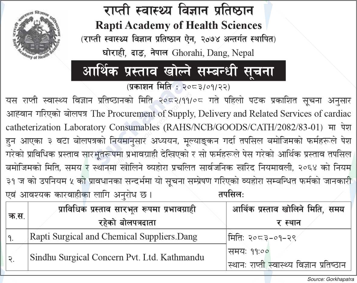 Rapti Academy of Health Sciences