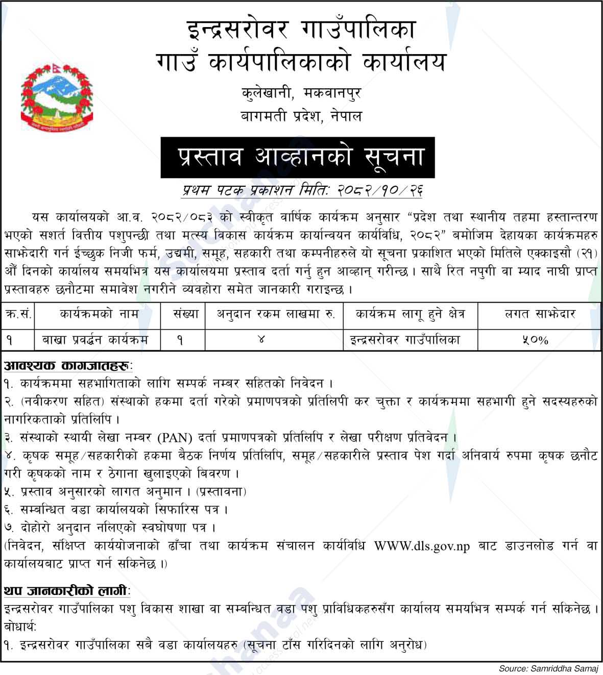 Indrasarowar Rural Municipality