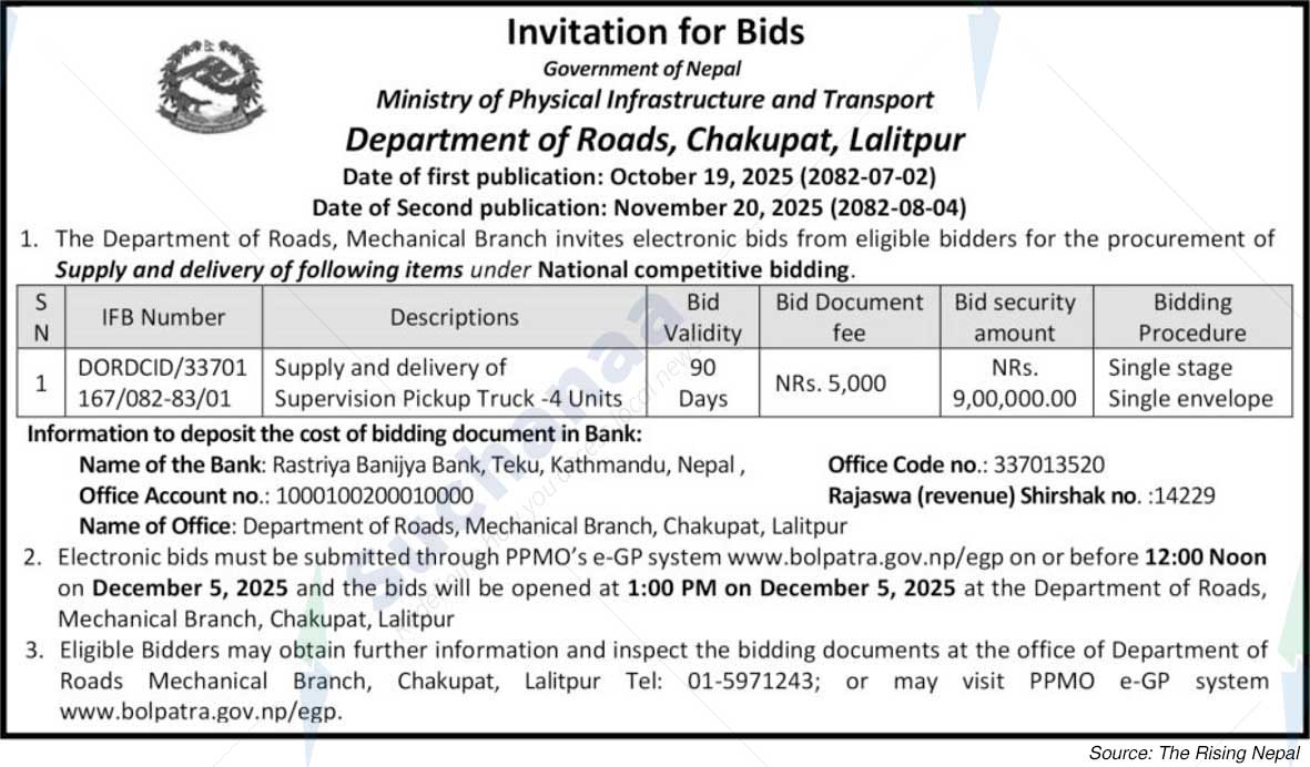 Department of Roads, Chakupat, Lalitpur