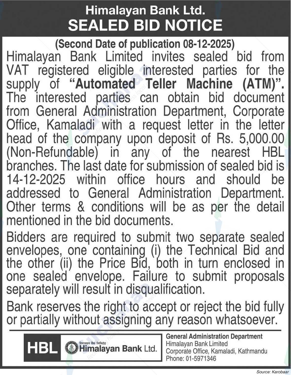 Himalayan Bank Limited