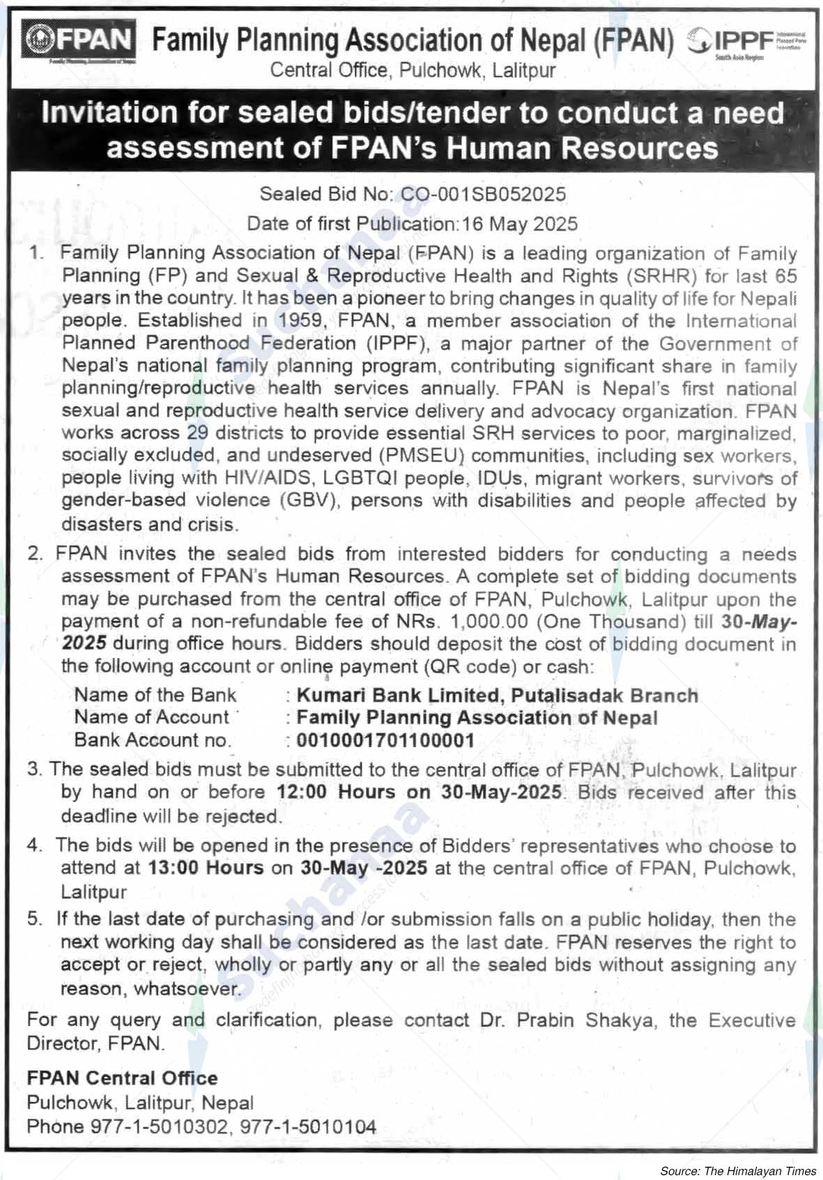 Family Planning Association of Nepal (FPAN)