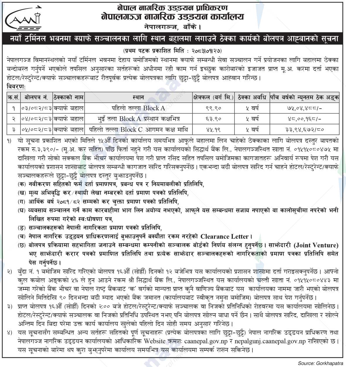 Nepalgunj Civil Aviation Office, Banke