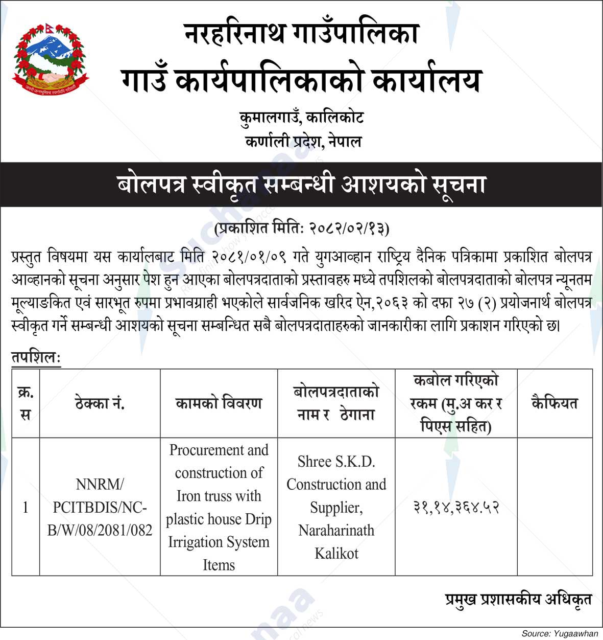 Narharinath Rural Municipality