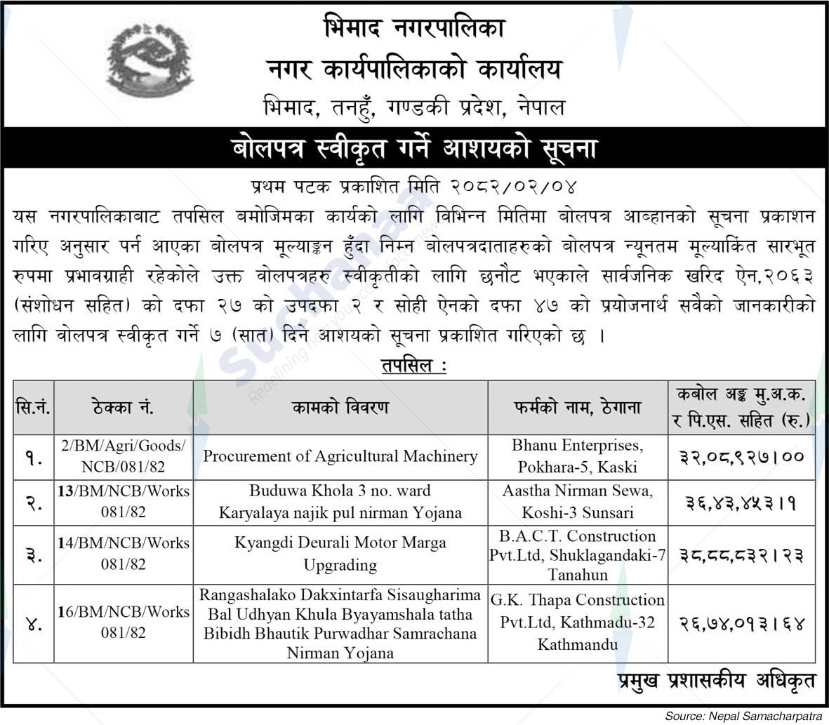 Bhimad Municipality