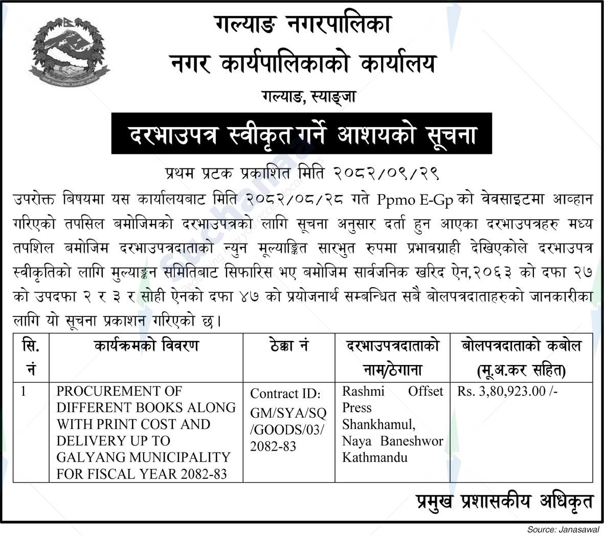 Galyang Municipality